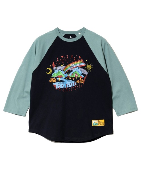 go slow caravan(ゴースローキャラバン)の「USA/C gsc WORLD 8分袖 BB TEE(Tシャツ/カットソー・メンズ・ブラック/グリーン・X-LARGE/LARGE/MEDIUM/SMALL)」の9枚目の写真