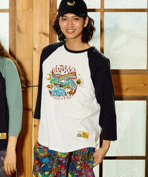 go slow caravan(ゴースローキャラバン)の「USA/C gsc WORLD 8分袖 BB TEE(Tシャツ/カットソー・メンズ・ブラック/グリーン・X-LARGE/LARGE/MEDIUM/SMALL)」の15枚目の写真