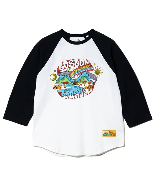 go slow caravan(ゴースローキャラバン)の「USA/C gsc WORLD 8分袖 BB TEE(Tシャツ/カットソー・メンズ・ブラック/グリーン・X-LARGE/LARGE/MEDIUM/SMALL)」の13枚目の写真