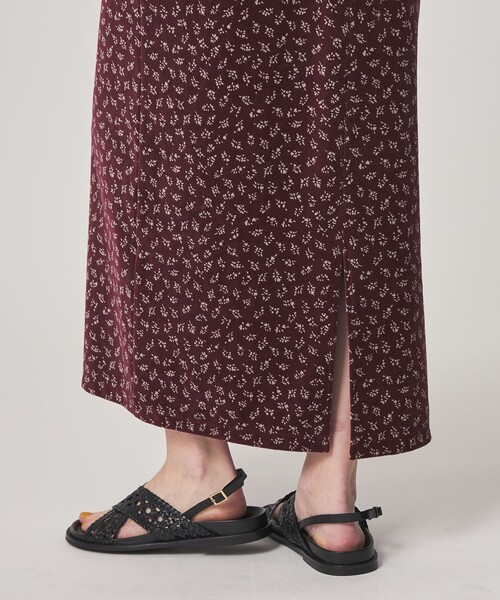 Steven Alan（スティーブンアラン）の「＜Steven Alan＞フラワー ベロア ワンピース（ワンピース・レディース・ワインレッド/ブラック・FREE）」の7枚目の写真