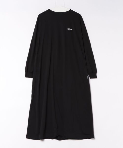 THOUSAND MILE(サウザンドマイル)の「【THOUSAND MILE】Dry Function LONG SLEEVE OnePiece ドライタッチ/抗菌防臭/吸水速乾/機能素材(ワンピース・レディース・グレー/チャコールグレー/ブラック・FREE)」の1枚目の写真