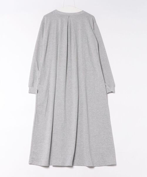 THOUSAND MILE(サウザンドマイル)の「【THOUSAND MILE】Dry Function LONG SLEEVE OnePiece ドライタッチ/抗菌防臭/吸水速乾/機能素材(ワンピース・レディース・グレー/チャコールグレー/ブラック・FREE)」の4枚目の写真