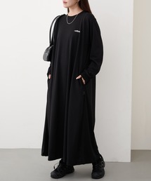 【THOUSAND MILE】Dry Function LONG SLEEVE OnePiece ドライタッチ/抗菌防臭/吸水速乾/機能素材