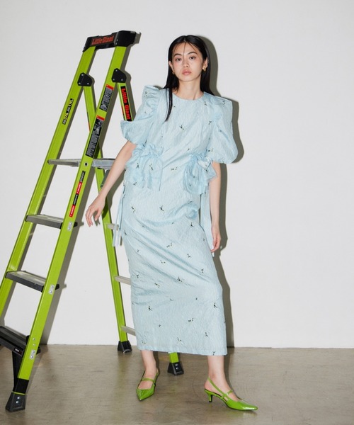 ブロッサムフリルドレス / blossom frill dress（ドレス）｜ANDRESD