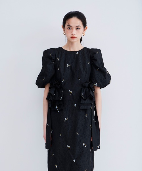ブロッサムフリルドレス / blossom frill dress（ドレス）｜ANDRESD