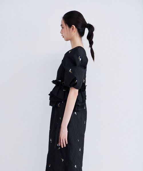 ブロッサムフリルドレス / blossom frill dress（ドレス）｜ANDRESD