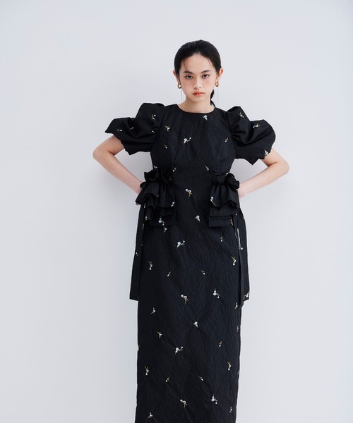 ブロッサムフリルドレス / blossom frill dress（ドレス）｜ANDRESD