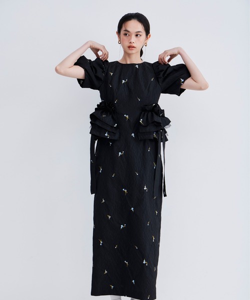 ブロッサムフリルドレス / blossom frill dress（ドレス）｜ANDRESD