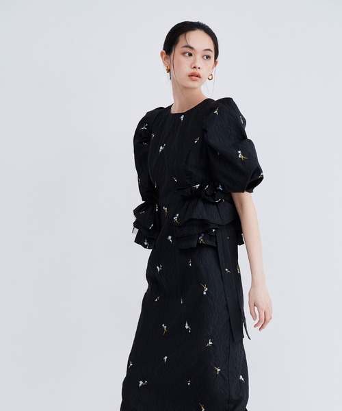 ブロッサムフリルドレス / blossom frill dress（ドレス）｜ANDRESD