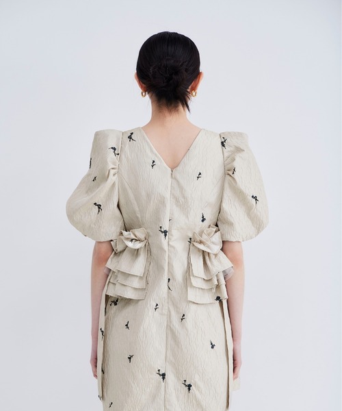 ブロッサムフリルドレス / blossom frill dress（ドレス）｜ANDRESD