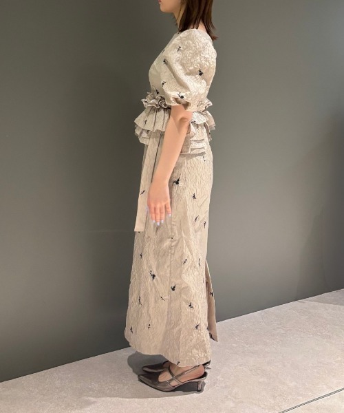 ブロッサムフリルドレス / blossom frill dress（ドレス）｜ANDRESD