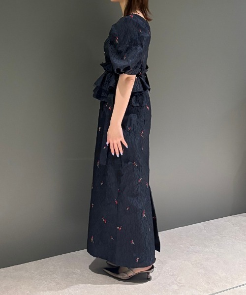 ブロッサムフリルドレス / blossom frill dress（ドレス）｜ANDRESD