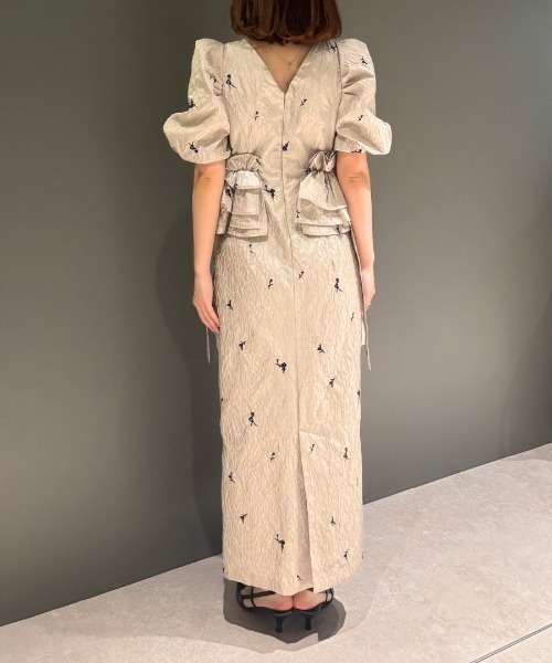 ワンピース ANDRESD blossom frill dress ブロッサムフリルドレス / blossom frill dress（ドレス）｜ANDRESD