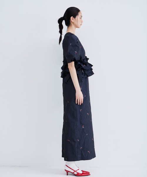 ブロッサムフリルドレス / blossom frill dress（ドレス）｜ANDRESD