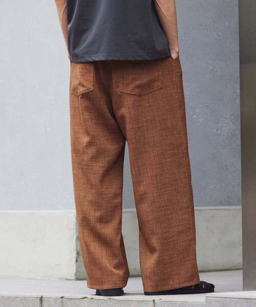 JOURNAL STANDARD relume(ジャーナルスタンダード レリューム)の「テックキャンバス スクエア イージーパンツ(セットアップ対応可)(スラックス・メンズ・ブラウン系その他/アイボリー/ブラック・LARGE/MEDIUM)」の13枚目の写真