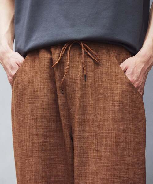 JOURNAL STANDARD relume(ジャーナルスタンダード レリューム)の「テックキャンバス スクエア イージーパンツ(セットアップ対応可)(スラックス・メンズ・ブラウン系その他/アイボリー/ブラック・LARGE/MEDIUM)」の14枚目の写真