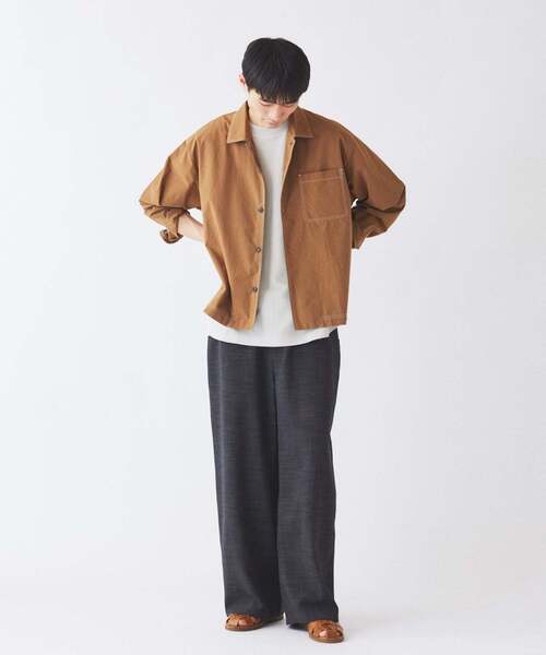 JOURNAL STANDARD relume(ジャーナルスタンダード レリューム)の「テックキャンバス スクエア イージーパンツ(セットアップ対応可)(スラックス・メンズ・ブラウン系その他/アイボリー/ブラック・LARGE/MEDIUM)」の16枚目の写真