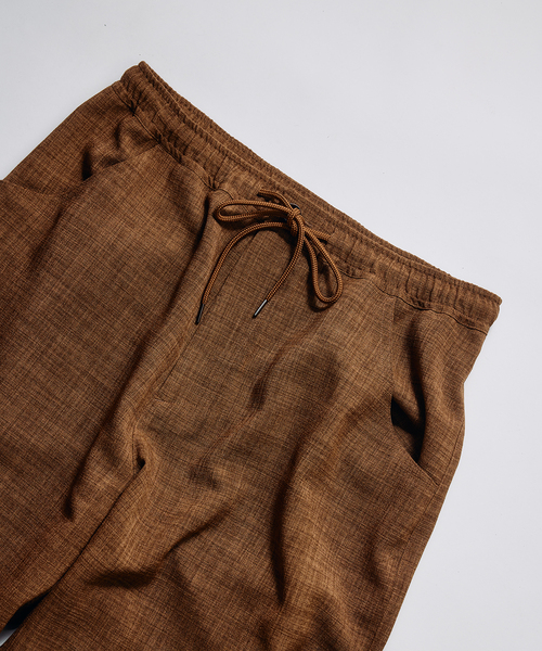 JOURNAL STANDARD relume（ジャーナルスタンダード　レリューム）の「テックキャンバス スクエア イージーパンツ（セットアップ対応可）（スラックス・メンズ・ブラウン系その他/アイボリー/ブラック・LARGE/MEDIUM）」の15枚目の写真