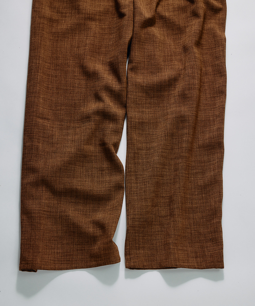 JOURNAL STANDARD relume（ジャーナルスタンダード　レリューム）の「テックキャンバス スクエア イージーパンツ（セットアップ対応可）（スラックス・メンズ・ブラウン系その他/アイボリー/ブラック・LARGE/MEDIUM）」の18枚目の写真