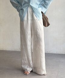 DouDou | 【WEB限定】エンブロイダリーパンツ(その他パンツ)