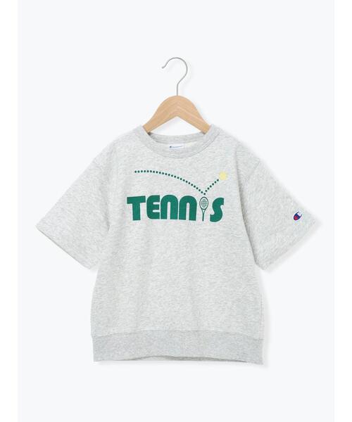 Samansa Mos2 Lagom（サマンサモスモスラーゴム）の「【champion】半袖スウェット（Tシャツ/カットソー・キッズ・グレー/イエロー・130/95/120/110/100）」の2枚目の写真