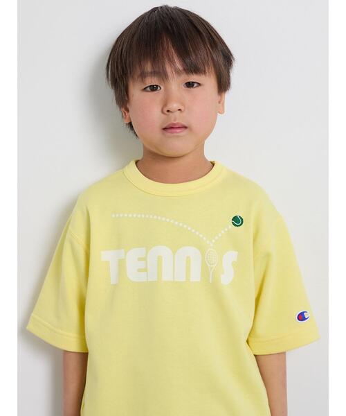Samansa Mos2 Lagom（サマンサモスモスラーゴム）の「【champion】半袖スウェット（Tシャツ/カットソー・キッズ・グレー/イエロー・130/95/120/110/100）」の4枚目の写真