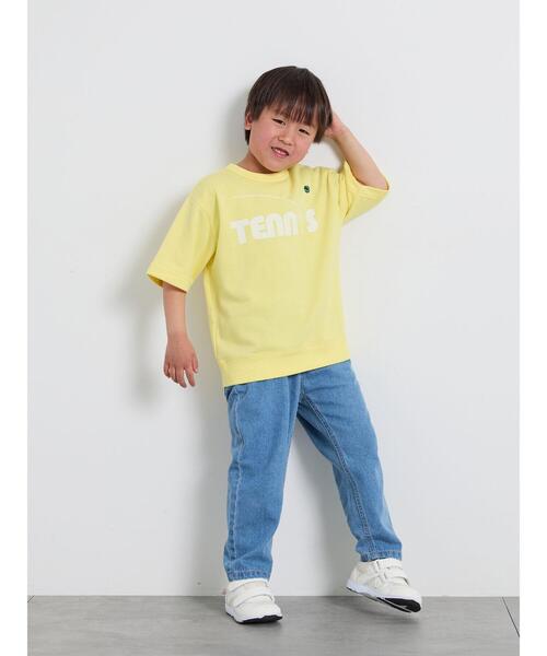 Samansa Mos2 Lagom（サマンサモスモスラーゴム）の「【champion】半袖スウェット（Tシャツ/カットソー・キッズ・グレー/イエロー・130/95/120/110/100）」の5枚目の写真