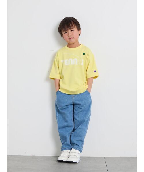 Samansa Mos2 Lagom（サマンサモスモスラーゴム）の「【champion】半袖スウェット（Tシャツ/カットソー・キッズ・グレー/イエロー・130/95/120/110/100）」の6枚目の写真