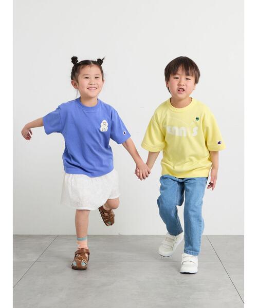 Samansa Mos2 Lagom（サマンサモスモスラーゴム）の「【champion】半袖スウェット（Tシャツ/カットソー・キッズ・グレー/イエロー・130/95/120/110/100）」の9枚目の写真