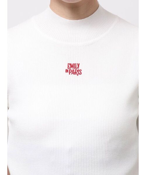 MERCURYDUO(マーキュリーデュオ)の「【EMILY IN PARISコラボ】 ロゴエンブロイダリーニット(ニット/セーター・レディース・ブラック/レッド/オフホワイト・FREE)」の21枚目の写真