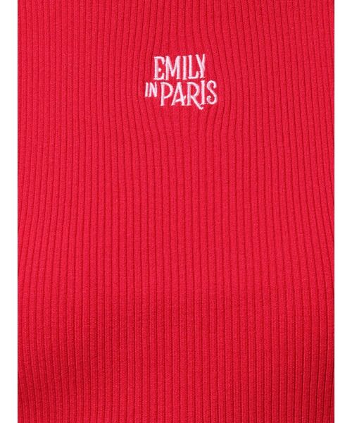 MERCURYDUO(マーキュリーデュオ)の「【EMILY IN PARISコラボ】 ロゴエンブロイダリーニット(ニット/セーター・レディース・ブラック/レッド/オフホワイト・FREE)」の16枚目の写真
