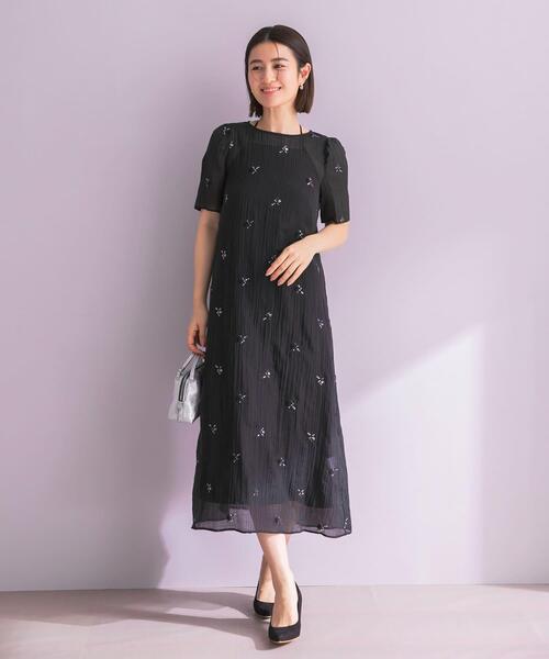 URBAN RESEARCH ROSSO WOMEN(アーバンリサーチ ロッソ)の「kaene ビジューチュールホルターネックドレス(ワンピース・レディース・ブラック・SMALL)」の18枚目の写真