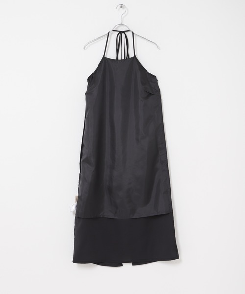 URBAN RESEARCH ROSSO WOMEN(アーバンリサーチ ロッソ)の「kaene ビジューチュールホルターネックドレス(ワンピース・レディース・ブラック・SMALL)」の15枚目の写真