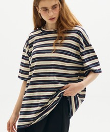 full/fill. | half sleeve multi border T / ハーフスリーブマルチボーダーT(Tシャツ/カットソー)