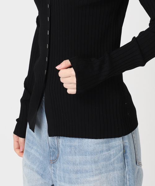 plage（プラージュ）の「primo rib カーディガン（カーディガン/ボレロ・レディース・ベージュ/レッド/ブラック・FREE）」の12枚目の写真