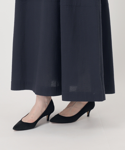 Spick & Span(スピックアンドスパン)の「パフスリーブサッカードレス(ワンピース・レディース・ネイビー/マルチ・FREE)」の20枚目の写真