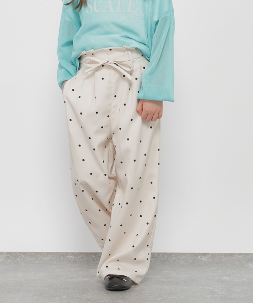 GLOBAL WORK（グローバルワーク）の「イージーケアリネンライクパンツ/637870（その他パンツ・キッズ・アイボリー/ブラック/ブラウン・160cm/150cm/140cm/130cm）」の19枚目の写真