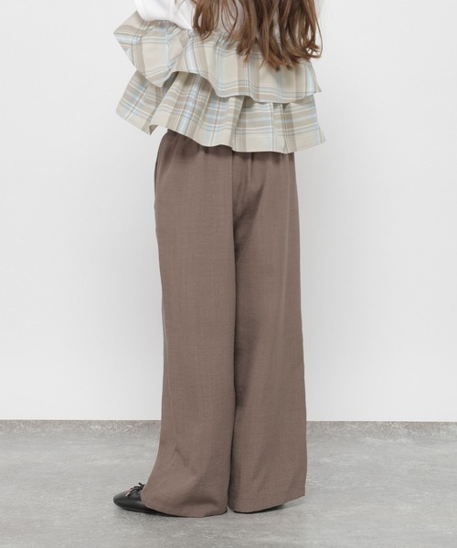 GLOBAL WORK（グローバルワーク）の「イージーケアリネンライクパンツ/637870（その他パンツ・キッズ・アイボリー/ブラック/ブラウン・160cm/150cm/140cm/130cm）」の13枚目の写真