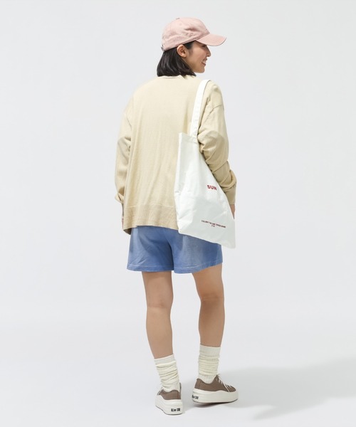 CONVERSE（コンバース）の「【別注】コンバース  AP FADE SWEAT SHORTS L フェードスウェットショーツ 限定コラボ（スウェットパンツ・レディース・ピンク/サックスブルー・S/M/L）」の8枚目の写真
