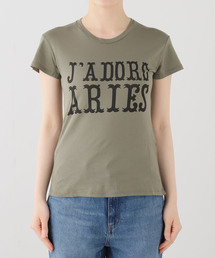 ARIES（アリーズ）の「【ARIES / アリーズ】J'Adoro Western Cap Sleeve Tee（Tシャツ/カットソー）」