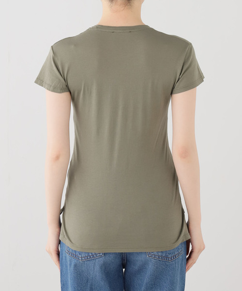 ARIES（アリーズ）の「【ARIES / アリーズ】J'Adoro Western Cap Sleeve Tee（Tシャツ/カットソー・レディース・オリーブ・1）」の3枚目の写真