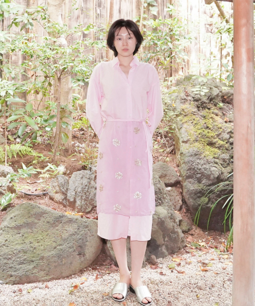 Mue Shirt_Pink（シャツ/ブラウス）｜NUUANU（ヌアヌ）のファッション 