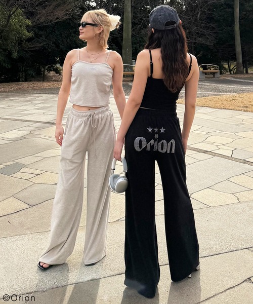 SPIRALGIRL（スパイラルガール）の「【Orion/オリオン】ラインストーンロゴパイルキャミソール（キャミソール・レディース・ベージュ/ブラック・FREE）」の21枚目の写真