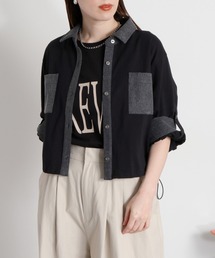 cepo | デニムドッキングシャツカーディガン(シャツ/ブラウス)