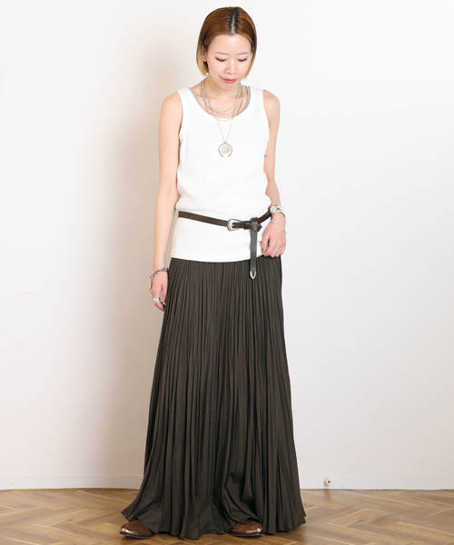 Puntovita（プントヴィータ）の「【PUNTOVITA/プントヴィータ】別注WESTERN BELT（ベルト・レディース・ブラック/ブラウン・85/80）」の4枚目の写真