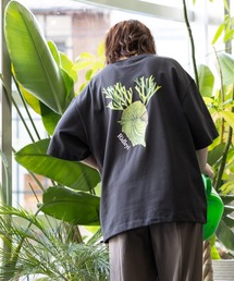 【meeny miny】【ボタニカルペインター「Saori ohwada」コラボ】ビカクシダリドレイTシャツ
