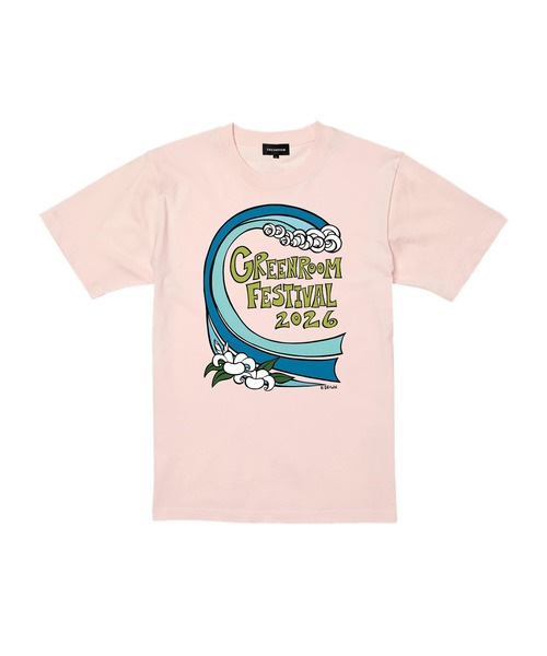 GREENROOM(グリーンルーム)の「【GREENROOM FESTIVAL / グリーンルーム フェスティバル】HEATHER BROWN × GREENROOM FESTIVAL 26 TEE(Tシャツ/カットソー・メンズ・ネイビー/ピンク/ホワイト・X-LARGE/LARGE/MEDIUM)」の3枚目の写真