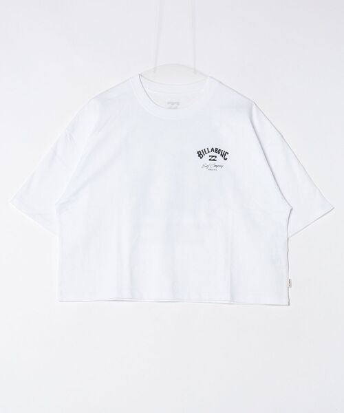 BILLABONG（ビラボン）の「ビラボン BILLABONG アウトドアカジュアル 半袖Tシャツ SQUARE LOGO LOOSE CROPPED TEE（Tシャツ/カットソー・レディース・ブラック×ブルー/ブラック/ホワイト・M/L）」の2枚目の写真