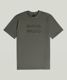 G-STAR（ジースター）の「Reverse Logo Regular T-Shirt/リバースグラフィックロゴTシャツ（Tシャツ/カットソー）」