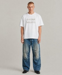 G-STAR（ジースター）の「Reverse Logo Regular T-Shirt/リバースグラフィックロゴTシャツ（Tシャツ/カットソー）」